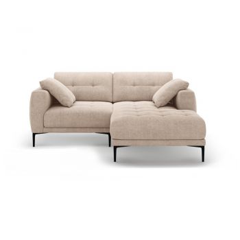 Colțar maro deschis (cu colț pe partea dreaptă/cu șezlong) Bemy – Micadoni