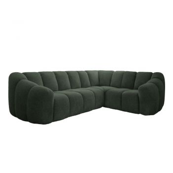 Colțar verde închis (cu colț pe partea dreaptă/în formă de ”L”) Shell – Miuform