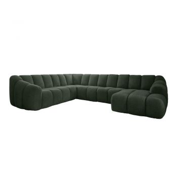 Colțar verde închis (cu colț pe partea stângă/în formă de 