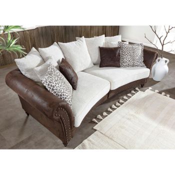 MEGA CANAPEA textil maro, bej