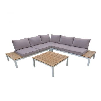 Set de grădină cu măsuță de cafea și colțar Valentina - Garden Pleasure Set de grădină cu măsuță de cafea și colțar Valentina - Garden Pleasure