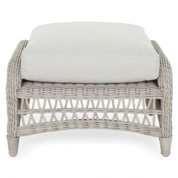 Taburet pentru gradina/terasa Mackinac, 62x77x42 cm, aluminiu, gri