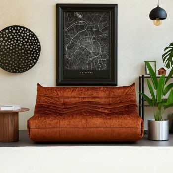 Canapea 2 locuri, Atelier del Sofa, 560ARE5217, Frame: No Frame Fountain Support With Chipboard, Rosu