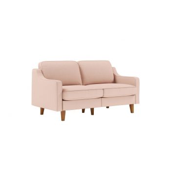 Canapea 2 locuri, Atelier del Sofa, 918CMF1133, Otel, Somon / Nucă