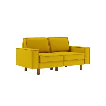 Canapea 2 locuri, Atelier del Sofa, 918CMF1227, Otel, Floarea-soarelui / Nuc