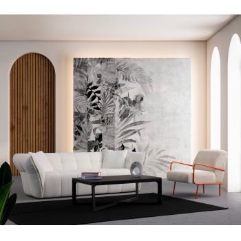 Canapea 3 locuri, Atelier del Sofa, 560ARE1542, Lemn de fag / PAL, Alb