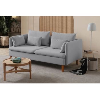 Canapea 3 locuri, Atelier del Sofa, 752EST1102, Frame: 70% HORNBEAM/30% MELAMINE COATED CHIPBOARD, Gri