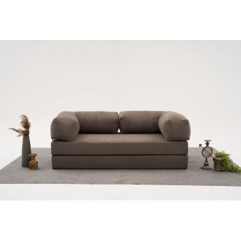 Canapea 3 locuri, Atelier del Sofa, 825BLC5218, Tesatura Chenille, Gri