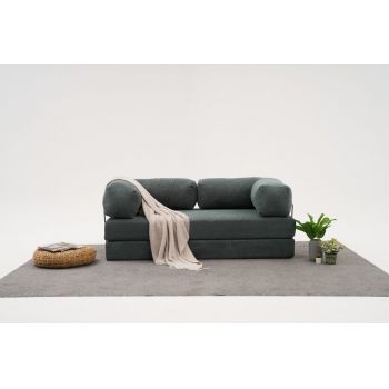 Canapea 3 locuri, Atelier del Sofa, 825BLC5219, Tesatura Chenille, Verde
