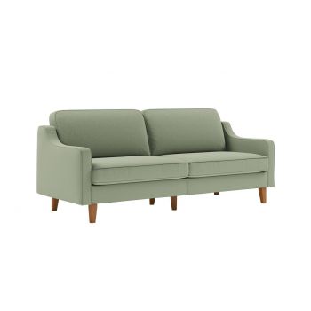 Canapea 3 locuri, Atelier del Sofa, 918CMF1155, Otel, Verde marin / Nuc