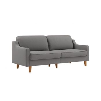 Canapea 3 locuri, Atelier del Sofa, 918CMF1161, Otel, Obsidian / Nuc