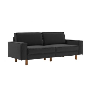 Canapea 3 locuri, Atelier del Sofa, 918CMF1239, Otel, Gri noapte / Nuc
