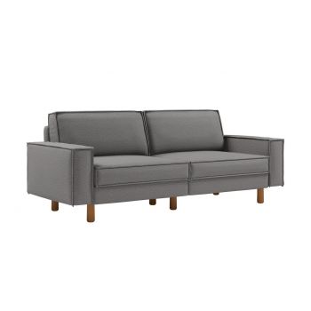 Canapea 3 locuri, Atelier del Sofa, 918CMF1241, Otel, Obsidian / Nuc