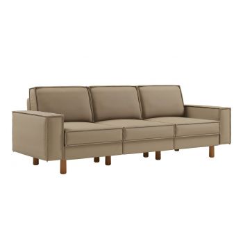 Canapea 3 locuri, Atelier del Sofa, 918CMF1258, Otel, Plajă / Nuc