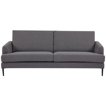 Canapea Cu 2 Locuri, textil, gri