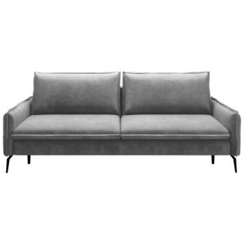 Canapea Extensibilă, textil, gri închis