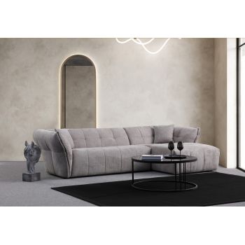 Coltar, Atelier del Sofa, 560ARE1240, Cadru: Lemn de fag/PAL, Gri deschis