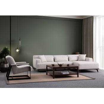 Coltar, Atelier del Sofa, 560ARE1244, Cadru: Lemn de fag/PAL, Alb