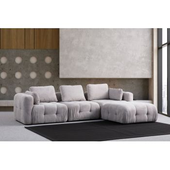 Coltar, Atelier del Sofa, 560ARE4121, Lemn de fag / PAL, Gri deschis