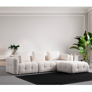 Coltar, Atelier del Sofa, 560ARE4142, Lemn de fag / PAL, Alb