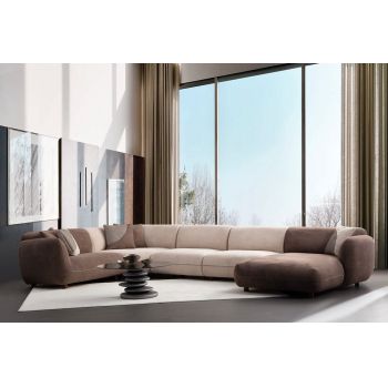 Coltar, Atelier del Sofa, 560ARE5263, Cadru: LEMN/PAL, Crem/Maro