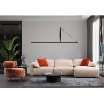 Coltar, Atelier del Sofa, 560ARE5268, Cadru: LEMN/PAL, Crem