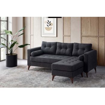 Coltar, Atelier del Sofa, 752EST1301, Frame: 70% HORNBEAM/30% MELAMINE COATED CHIPBOARD, Antracit