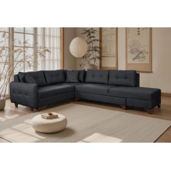 Coltar, Atelier del Sofa, 752EST1304, Frame: 70% HORNBEAM/30% MELAMINE COATED CHIPBOARD, Antracit