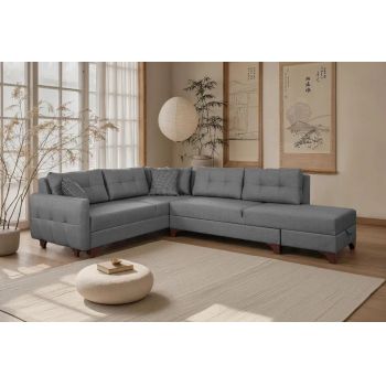 Coltar, Atelier del Sofa, 752EST1306, Frame: 70% HORNBEAM/30% MELAMINE COATED CHIPBOARD, Gri