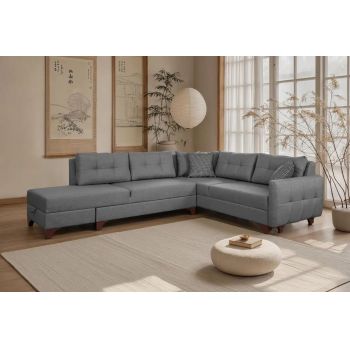 Coltar, Atelier del Sofa, 752EST1307, Frame: 70% HORNBEAM/30% MELAMINE COATED CHIPBOARD, Gri