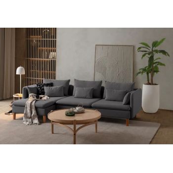 Coltar, Atelier del Sofa, 752EST1310, Frame: 70% HORNBEAM/30% MELAMINE COATED CHIPBOARD, Antracit