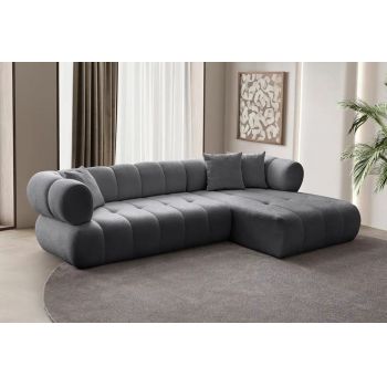Coltar, Atelier del Sofa, 752EST1324, Frame: 70% HORNBEAM/30% MELAMINE COATED CHIPBOARD, Gri inchis