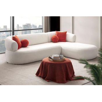 Coltar, Atelier del Sofa, 752EST1326, Frame: 70% HORNBEAM/30% MELAMINE COATED CHIPBOARD, Alb