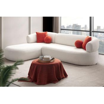 Coltar, Atelier del Sofa, 752EST1327, Frame: 70% HORNBEAM/30% MELAMINE COATED CHIPBOARD, Alb