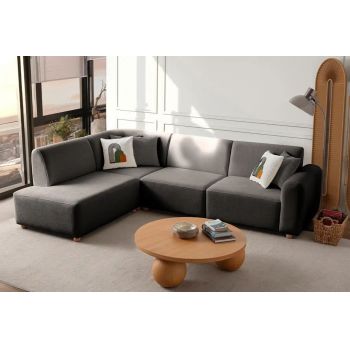 Coltar, Atelier del Sofa, 752EST1334, Frame: 70% HORNBEAM/30% MELAMINE COATED CHIPBOARD, Antracit