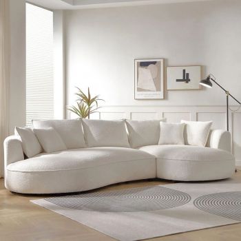 Coltar, Atelier del Sofa, 752EST1342, Frame: 70% HORNBEAM/30% MELAMINE COATED CHIPBOARD, Alb
