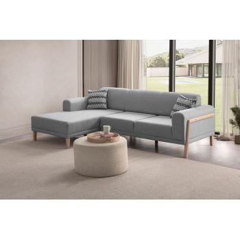 Coltar, Atelier del Sofa, 752EST1351, Frame: 70% HORNBEAM/30% MELAMINE COATED CHIPBOARD, Gri