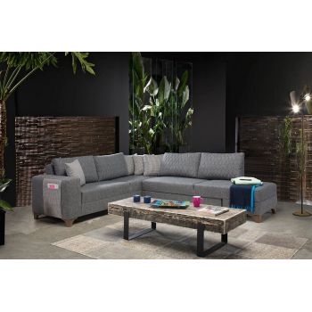 Coltar, Atelier del Sofa, 752EST1357, Frame: 70% HORNBEAM/30% MELAMINE COATED CHIPBOARD, Gri