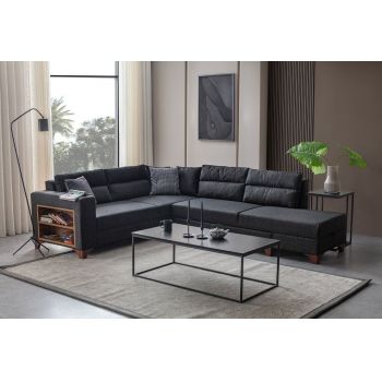 Coltar, Atelier del Sofa, 752EST1363, Frame: 70% HORNBEAM/30% MELAMINE COATED CHIPBOARD, Antracit