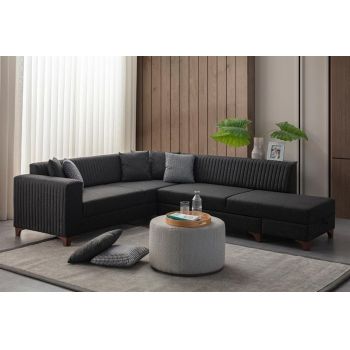Coltar, Atelier del Sofa, 752EST1371, Frame: 70% HORNBEAM/30% MELAMINE COATED CHIPBOARD, Antracit