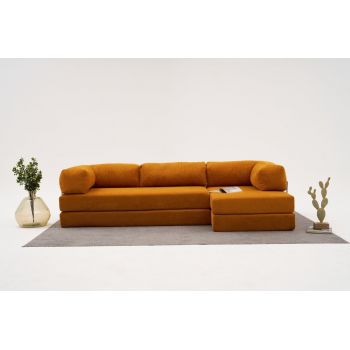 Coltar, Atelier del Sofa, 825BLC5234, Tesatura Chenille, Portocaliu