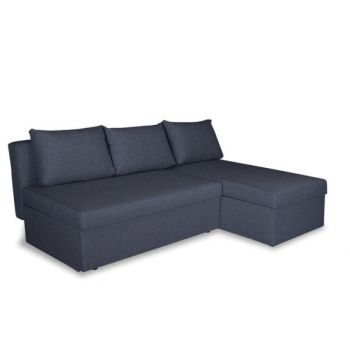 Coltar Extensibil Cu Lada, Blue Interschimbabil Stanga/Dreapta, Albastru Icon 79, 220 X 80 X 155 Cm