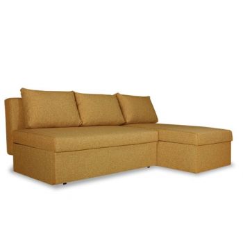 Coltar Extensibil Cu Lada, Blue Interschimbabil Stanga/Dreapta, Galben ICON 45, 220 X 80 X 155 Cm