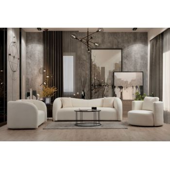 Canapea 2 locuri, Atelier del Sofa, 560ARE1867, Crem