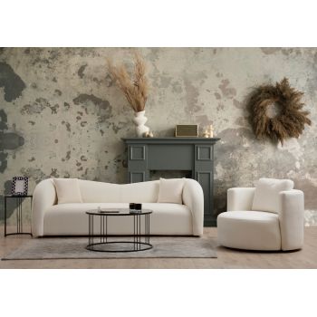 Canapea 3 locuri, Atelier del Sofa, 560ARE1868, Crem
