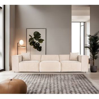 Canapea 3 locuri, Atelier del Sofa, 560ARE1938, Crem