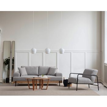 Canapea 3 locuri, Atelier del Sofa, 560ARE2121, Gri