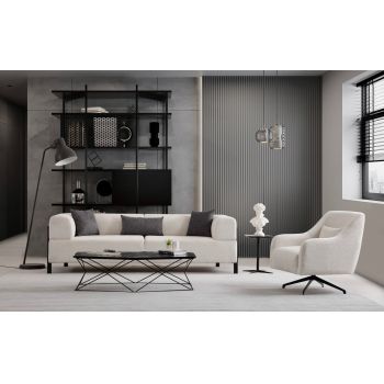 Canapea 3 locuri, Atelier del Sofa, 560ARE2368, Alb