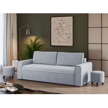 Canapea Blanca Gri Deschis Cremona 70