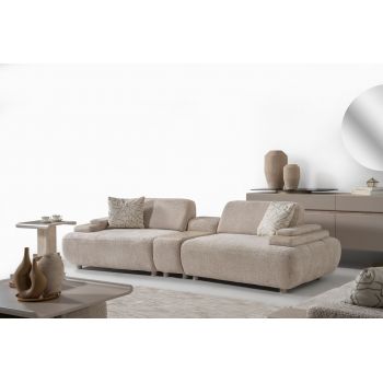 Canapea cu 4 locuri, Atelier del Sofa, 345DRX1301, Bej